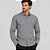 Camisa Xadrez Dudalina Slim Ve27 Cinza Masculino - Imagem 1