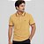 Camisa Polo Colcci 2 Lines Ve27 Amarelo Masculino - Imagem 1