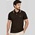 Camisa Polo Colcci 2 Lines Ve27 Marrom Masculino - Imagem 1