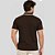 Camisa Polo Colcci 2 Lines Ve27 Marrom Masculino - Imagem 2