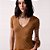 Blusa Canelada Colcci Iconic Av27 Marrom Feminino - Imagem 3