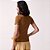 Blusa Canelada Colcci Iconic Av27 Marrom Feminino - Imagem 2