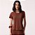 Camiseta Colcci Bronzeada Av27 Marrom Feminino - Imagem 1