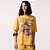 Camiseta Colcci Tropical Av27 Amarelo Feminino - Imagem 1