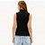 Blusa Canelada Lança Perfume Gola Alta Ve27 Preto Feminino - Imagem 2