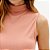 Blusa Canelada Lança Perfume Gola Alta Ve27b Rosa Feminino - Imagem 3