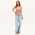 Blusa Canelada Lança Perfume Gola Alta Ve27b Rosa Feminino - Imagem 4