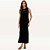 Vestido Super Midi Lança Perfume Ve27 Preto Feminino - Imagem 1