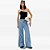 Blusa Canelada Easy Lança Perfume Omb Ve27 Preto Feminino - Imagem 4