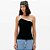 Blusa Canelada Easy Lança Perfume Omb Ve27 Preto Feminino - Imagem 1