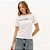 Camiseta Lança Perfume Babylook Arte Ve27 Off White Feminino - Imagem 1