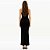 Vestido Lança Perfume Super Midi Ve27b Preto Feminino - Imagem 2
