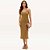 Vestido Easy Lança Perfume Curto Ve27 Marrom Feminino - Imagem 1