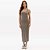 Vestido Easy Lança Perfume Midi Justo Ve27 Verde Feminino - Imagem 1