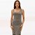 Vestido Easy Lança Perfume Midi Justo Ve27 Verde Feminino - Imagem 4