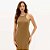 Vestido Easy Lança Perfume Super Midi Ve27 Bege Feminino - Imagem 4