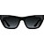 Óculos de Sol Calvin Klein 26534S 001 Preto Feminino - Imagem 2