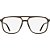 Armação Calvin Klein 26538 200 Marrom Masculino - Imagem 2
