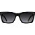 Óculos de Sol Calvin Klein Jeans 26606S 001 Preto Feminino - Imagem 2