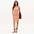 Vestido Canelado Lança Perfume Ve27 Rosa Feminino - Imagem 3