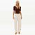 Blusa Canelada Lança Perfume Ve27 Marrom Feminino - Imagem 4