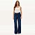Calça Jeans Lança Perfume Wide Leg Cint Ve27b Azul Feminino - Imagem 4