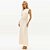 Vestido Lança Perfume Super Midi Ve27 Bege Feminino - Imagem 1