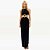 Vestido Lança Perfume Super Midi Ve27a Preto Feminino - Imagem 1