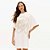 Vestido Lança Perfume T Dress Ve27 Off White Feminino - Imagem 1