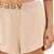 Short Easy Lança Perfume Boxer Linho Ve27 Rosa Feminino - Imagem 3