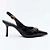 Scarpin Lança Perfume Sling Elo Frontal Ve27 Preto Feminino - Imagem 1