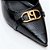 Scarpin Lança Perfume Sling Elo Frontal Ve27 Preto Feminino - Imagem 4