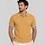 Camisa Polo Colcci 3 Lines Ve27 Amarelo Masculino - Imagem 1