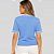 Camiseta Dudalina Mara Ve27 Azul Feminino - Imagem 2