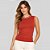 Blusa Dudalina Tricot Ve27 Laranja Feminino - Imagem 1
