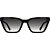 Óculos de Sol Calvin Klein Jeans 26626S 001 Preto Feminino - Imagem 2