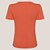 Blusa Dudalina Cris Ve27 Laranja Feminino - Imagem 4