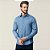 Camisa Jeans Individual Slim Ve27 Azul Masculino - Imagem 1