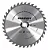 SERRA WIDEA BRASFORT PREMIUM 7.1/4" X 36 DENTES X 20MM - Imagem 2