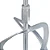 HASTE PARA MISTURADOR DE ARGAMASSA HM-140 - Imagem 2
