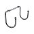 CABIDE M.S 2-DUPLO METAL CROMADO - Imagem 1