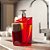 DISPENSER TRANSLÚCIDO VERMELHO PARA DETERGENTE - Imagem 3