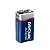BATERIA ALCALINA 9V RAYOVAC PARA DISPOSITIVOS ELETRÔNICOS - Imagem 2