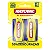 KIT COM 2 PILHAS GRANDE RAYOVAC AMARELA - Imagem 1