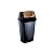 LIXEIRA PLASUTIL BASCULANTE 11,8L PRETA 3486 - Imagem 1