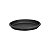 PRATO DE VASO REDONDO PRETO 28CM - Imagem 1