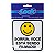 PLACA DE SINALIZAÇÃO SORRIA/FILMADO 15X15 - Imagem 1