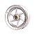 RODA ARO ALUMINIO 8 X 3,5 C/ ROLAMENTO - Imagem 1