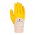 LUVA MALHA EMBORRACHADA NIT/PARCIAL AMARELA T10 PRO SAFETY - Imagem 1