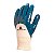 LUVA MALHA EMBORRACHADA NIT/PARCIAL AZUL T09 PRO SAFETY - Imagem 1